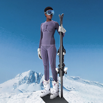 OUTOPIA)FreeRide machine-washed wool weave female compression pants professional skiing and warm underwear