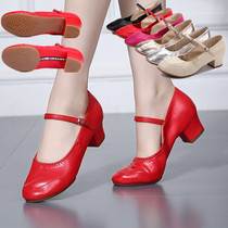 Square Dance Shoes Soft Bottom Female Style Water Soldiers Dancing Shoes Dance Shoes Skills Shoes Teachers Shoes All Season of Dancing Shoes
