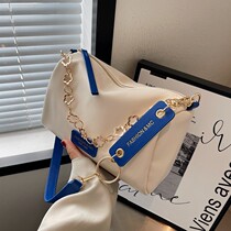 Cone Koery Genuine Leather Advanced Texture 2022 New Tide Fashion Woman Bag Spring Ocean Air 100 Lap Single Shoulder Inclined Satchel Bag