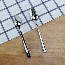 Zachin cattle stock 18 10 stainless steel dug fruit puree sweet pinky grapefruit spoon assisted with serrated spoon fruit scraped spoon