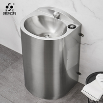 304 Stainless Steel Wash Basin Prison Detention Center Washing Basin Plate Basin Land Washing Basin Collision Prevention