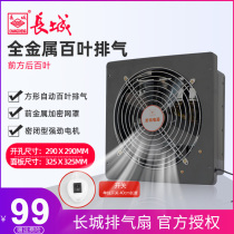 Great wall 10 inch ventilation fan All iron louver exhaust fan Kitchen exhaust fan Range hood Metal ventilation fan