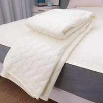 Wool bed pad setting alarm clock is too cost-effective ~ Original Single Classic Quilting pad mattress can be machine washed and warm and soft