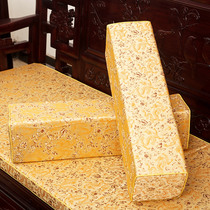 New Chinese sofa armrest pillow long strip pillow cushion mahogany furniture pillow bedside cylindrical waist backrest pillow