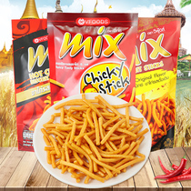 Thai Mimi shrimp VFOODS MIX crispy strips office snack food puffed 30g pack fries