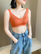 Wheezhi Xin No Steel Ring With Peace Of Mind No Marks Comfort Sleep Bra Wide Shoulder Strap Non-slip Movement Adjustment Lingerie Woman Smear