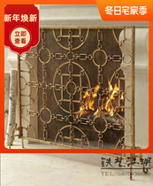 Popularity Folding Shelf Fujian Black Screen Iron Art Chain Antique Fireplace Racks Industrial Hammer-to-book