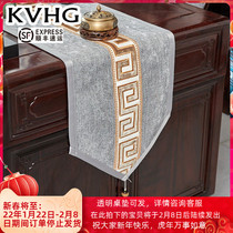 KVHG table flag Chinese Zen tea table tablecloth table mahogany furniture back grain table mat classical Chinese custom