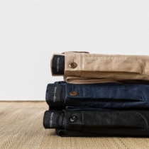 Total Gen Spot Three Color Canadian WINGS HORNS Japan Fabric Diagonal Micro Cone Casual Pants