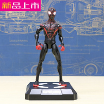 Spider-Man Parallel Universe Model Toy Miles Gwen Doll Puppet Joints Movable Animation Edition-Black and Red