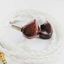 Luyue Ly1t-m all wooden headphones Lous single-action iron female voice instrument hifi headphones small Four style tuning