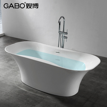 QC Watch Boo GABO Normal bathtub Acrylic Independent Bath 6803 Home Toilet Couple Adult Tub