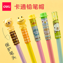 Able pencil sleeve Pencil cap Grip Pen Straightener Nursery School Children Elementary School Kids Beginners Grip Pen Posture Straightener Pen Cap Protective Sheath Gels Soft Glue Silicone Pen Lid