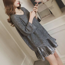 Autumn dress 2021 New French jumpsuit skirt size womens fat mm senior sense early autumn fashion two-piece suit