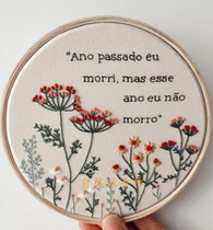 Natural hand made this shop features letter blessing embroidery hanging painting Net red font blessing gift