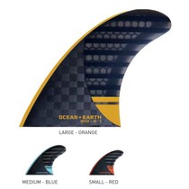 OCEAN EARTH Australia surfboard tail fin multidirectional carbon fiber honeycomb fiber FIN single double card slot