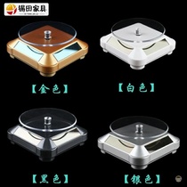 Turntable product display rack hand tray rotating small automatic mall model luminous jewelry table base rotating shop