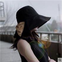 Japanese Fisherman Hat Womens Summer Butterfly Knot Sun Hat Anti-UV Sun Hat Sunscreen Sunscreen 100 Hitch Hat Tide