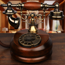 European-style American Antique Retro Telephone Machine Rotating Old Telecommunication Unicom Mobile Wireless Picking Machine