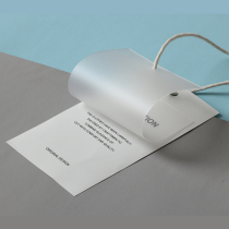 Hanging tag custom custom high-end clothing tag custom listed printing womens clothing logo custom elevator clothing accessories price tag card custom Xin Bai flagship store