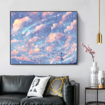 Unsuffocating artifact relieving Manual Home Girl wall painting dormitory celebrity European creative pastime single animation decompression