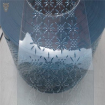 Insect-proof air-conditioning door curtain thermal insulation hanging curtain sub-file wind soft rubber soft glass facade transparent ventilation door thickened