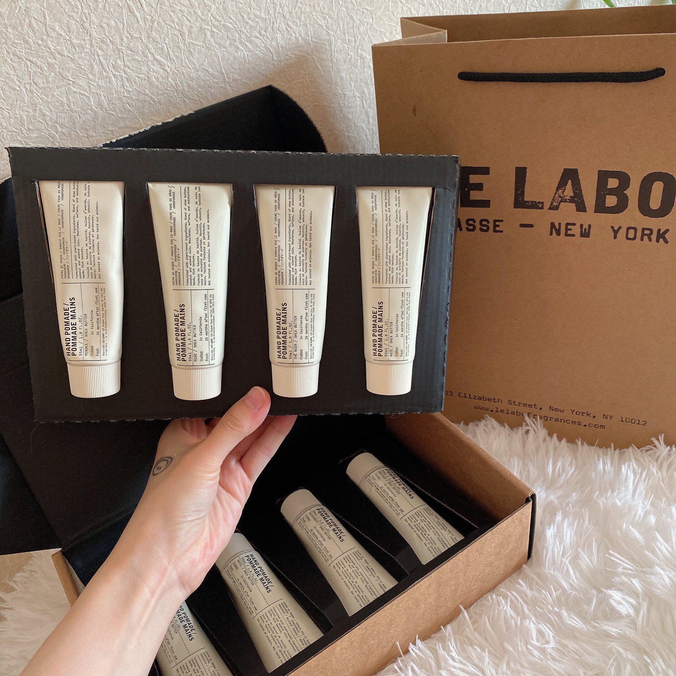 Lab 8 Fitted Hand Cream Suit Christmas Gift Box Sets of Sins Little Red Book Beijing Spot 