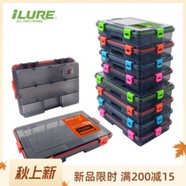 Elua bait box single double-layer two-sided Luya bait storage box fake bait accessories fishing gear box Minor frog box