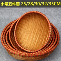  Handmade bamboo amoy rice spoon Colander noodle spoon Household drain spoon Bamboo products Bamboo basket Kitchen supplies