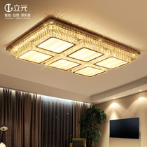 Living room lights 2021 New Net red crystal lights headlights led ceiling lights simple modern atmospheric lamps package