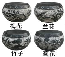 Blue stone pier base stone pier Pier pad foundation stone pier stone carved column skin round Pier hollow stone pillar top stone envelope pillar stone