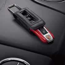Porsche imported calfskin business key bag red and black new and old Cayenne 911 Panamera Taycan