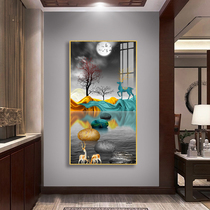 Nordic introductory hanging painting modern minimalist entrance door Xuanguan painting into the family Xuanguan Decorative Painting Corridor Vertical version of the aisle fresco