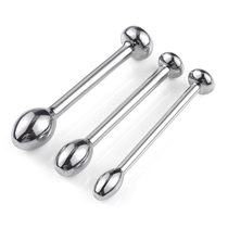 Stainless steel horse eye rod Mens small round head metal urethral dilator orgasm alternative sm stimulation adult products