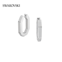 (New) Swarovski Dextera large hoop earrings