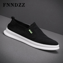 Men's cloth shoes a pedal men's shoes summer breathable canvas shoes men's low net shoes 2019 new mesh casual shoes