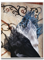 Big IT Classic French Imported Eyelash Lace Real Silk Harness Three Colors