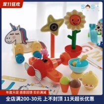 SOSO Global] Bruco X Peppa Pig Joint ABC Building Block Box Childrens Educational Toys Gift Box 2