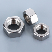 304 stainless steel hex nut nut hex socket screw cap M1M1.2M1.4M1.6M2M2.5M3-M10