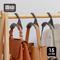 Frost mountain bag adhesive hook arch hanging bag tie scarf hat rack wardrobe hanging multifunctional hanger load 15kg