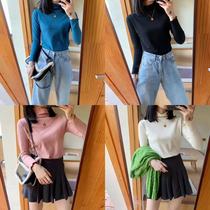 Balloon flower autumn and winter 100 lap single pint bottom-shirt Develvet warm and high-collar agaric edge pure and soft to fix