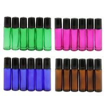 pcs 10ml Empty Glass Roll On Bottles for Essential Perfume