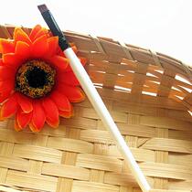 Wooden handle eyebrow brush makeup brush tool oblique eyebrow brush eyeliner brush multi-color makeup tool beauty makeup brush