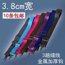 Military drum strap multi - colored polyester weaving belt with strong strong army drum strap 3 train line metal hook