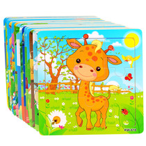 91620 pieces of baby simple 2-3-4-5 years old toddler wooden puzzle children toy