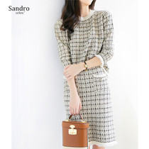 Sandro selen new womens skirt suit two-piece set thin OL fairy lady fragrance dress