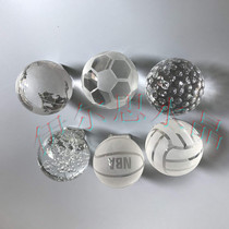 Counter boyfriend birthday crystal basketball foot volleyball book ornaments to send friends and classmates glass globe gifts