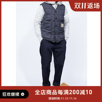 Regular agent spot Nissan BROWNS BEACH BBJ mens down wool vest 724