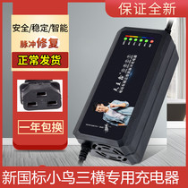 New national standard bird three horizontal electric car battery charger 48v12ah60v20ah72v original