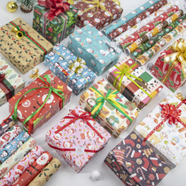 2019 new product 10 Christmas Yen Denier gift gift gift box wrapping paper Handmade color paper Flower paper